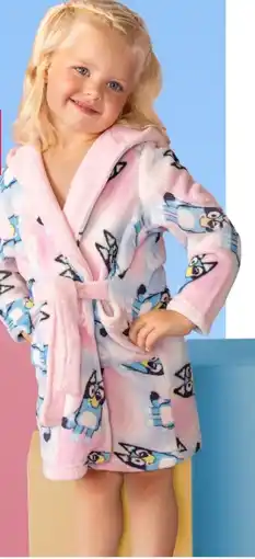 Woolworth Kinder Fleece Bademantel Bluey Angebot