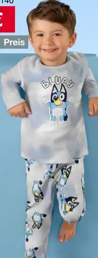 Woolworth Kinder Fleece-Schlafanzug Bluey Angebot