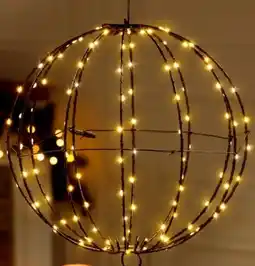 Woolworth Weihnachts LED-Metallball Angebot