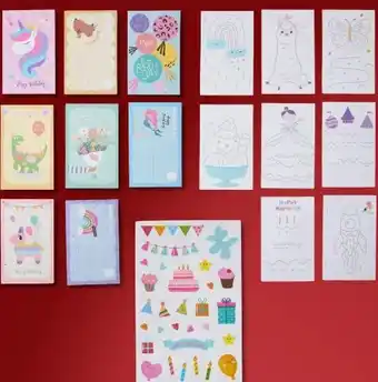 Woolworth Karten Malset Angebot