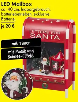 TEDi LED Mailbox Angebot
