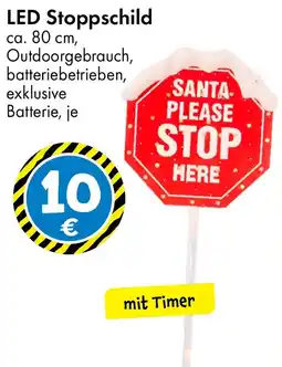 TEDi LED Stoppschild Angebot