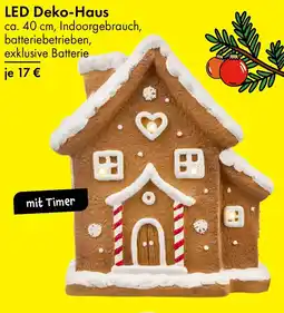 TEDi LED Deko-Haus Angebot
