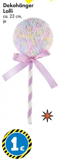 TEDi Dekohänger Lolli Angebot