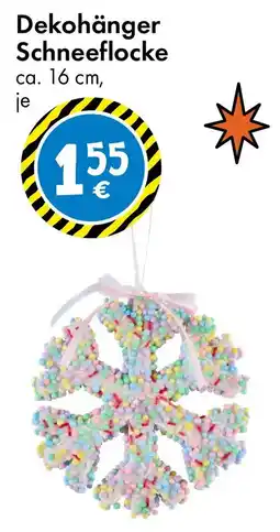 TEDi Dekohänger Schneeflocke Angebot