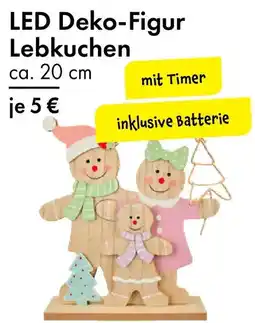 TEDi LED Deko-Figur Lebkuchen Angebot
