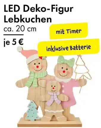LED Deko-Figur Lebkuchen