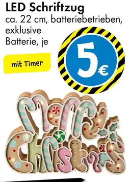 TEDi LED Schriftzug Angebot