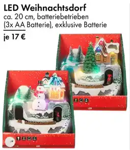 TEDi LED Weihnachtsdorf Angebot