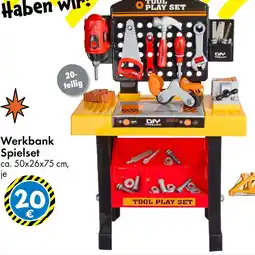 TEDi Werkbank Spielset Angebot