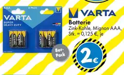 TEDi VARTA Batterie Angebot
