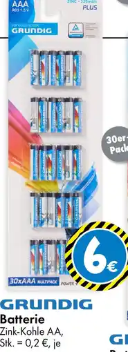 TEDi GRUNDIG Batterie Angebot