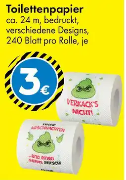 TEDi Toilettenpapier Angebot