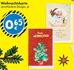 TEDi Weihnachtskarte Angebot