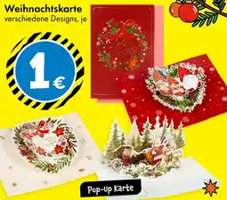 TEDi Weihnachtskarte Angebot
