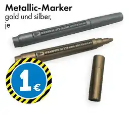TEDi Metallic-Marker gold und silber, Angebot