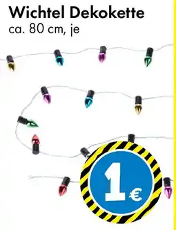 TEDi Wichtel Dekokette Angebot