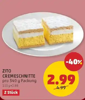 PENNY Zito cremeschnitte Angebot