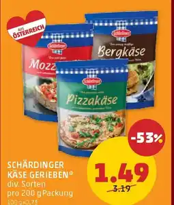PENNY Schärdinger käse gerieben Angebot