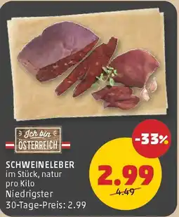 PENNY Schweineleber Angebot