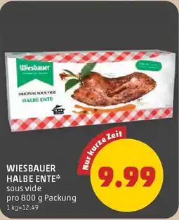 PENNY Wiesbauer halbe ente Angebot