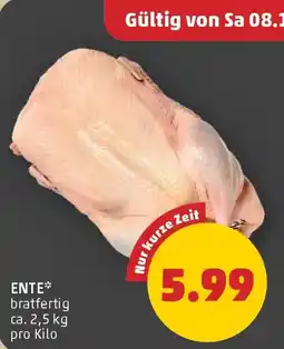 PENNY Ente bratfertig Angebot