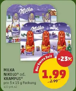 PENNY Milka nikolo od. krampus Angebot