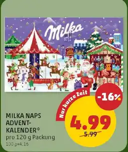 PENNY Milka naps advent kalender Angebot