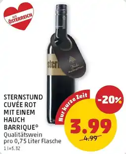 PENNY Sternstund cuvée rot mit einem hauch barrique Angebot