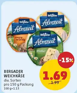 PENNY Bergader weichkäse Angebot