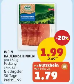 PENNY Wein bauernschinke Angebot