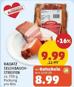 PENNY Radatz selch bauch streifen Angebot