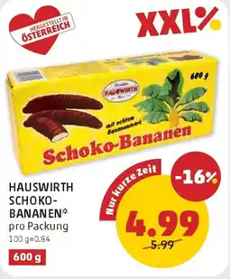 PENNY Hauswirth schoko bananen Angebot