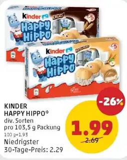 PENNY Kinder happy hippo Angebot