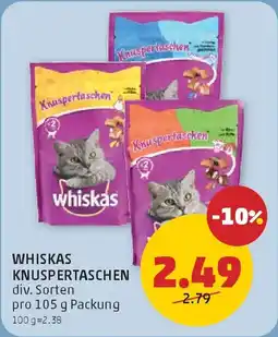 PENNY Whiskas knuspertaschen Angebot