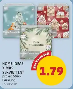 PENNY Home ideas x mas servietten Angebot