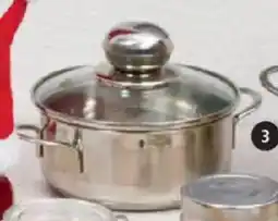 Libro Kochtopf aus Edelstahl, mit Glasdeckel Angebot