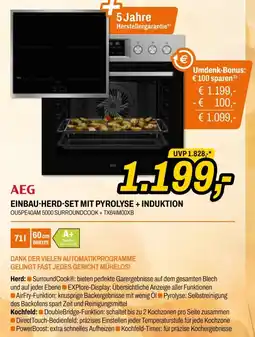 Expert Einbau-herd-set mit pyrolyse + induktion Angebot