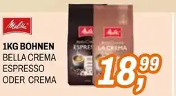 Expert 1kg bohnen bella crema espresso oder crema Angebot