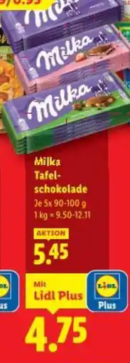 Lidl Milka Tafel- schokolade Angebot