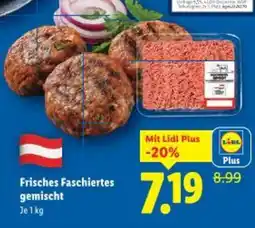 Lidl Frisches Faschiertes gemischt Angebot