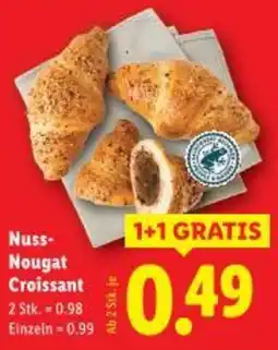 Lidl Nuss- Nougat Croissant Angebot