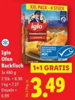 Lidl Iglo Ofen Backfisch Angebot