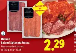 Lidl Deluxe Salami Spianata Rossa Angebot