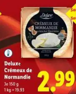 Lidl Deluxe Crémeux de Normandie Angebot