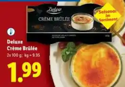 Lidl Deluxe Crème Brûlée Angebot