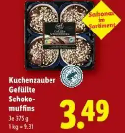 Lidl Kuchenzauber Gefüllte Schoko- muffins Angebot