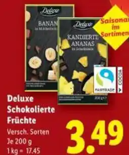 Lidl Deluxe Schokolierte Früchte Angebot