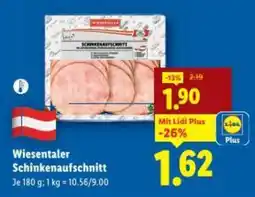 Lidl Wiesentaler Schinkenaufschnitt Angebot