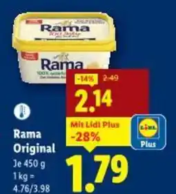 Lidl Rama Original Angebot